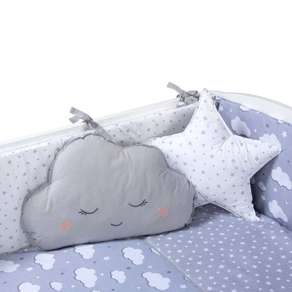 Funna Baby Nuvola Bebek Uyku Seti 60x120 Gri