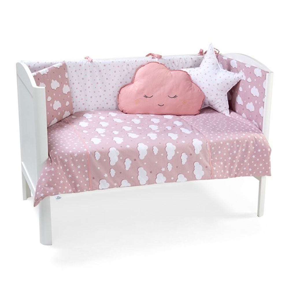 Funna Baby Nuvola Bebek Uyku Seti 60x120 Pembe