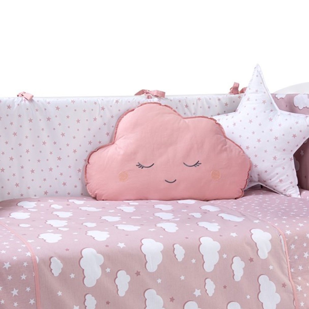 Funna Baby Nuvola Bebek Uyku Seti 60x120 Pembe