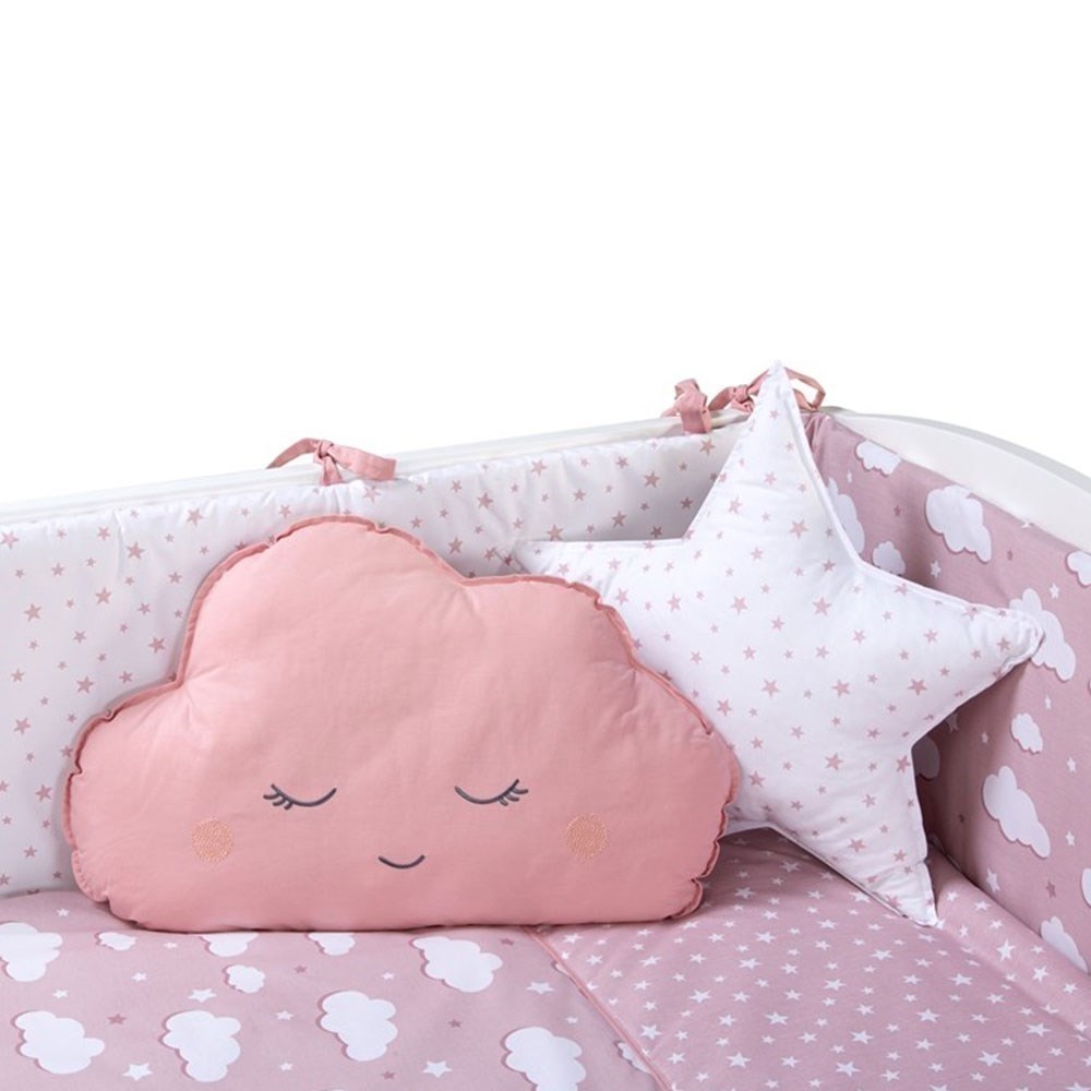 Funna Baby Nuvola Bebek Uyku Seti 60x120 Pembe