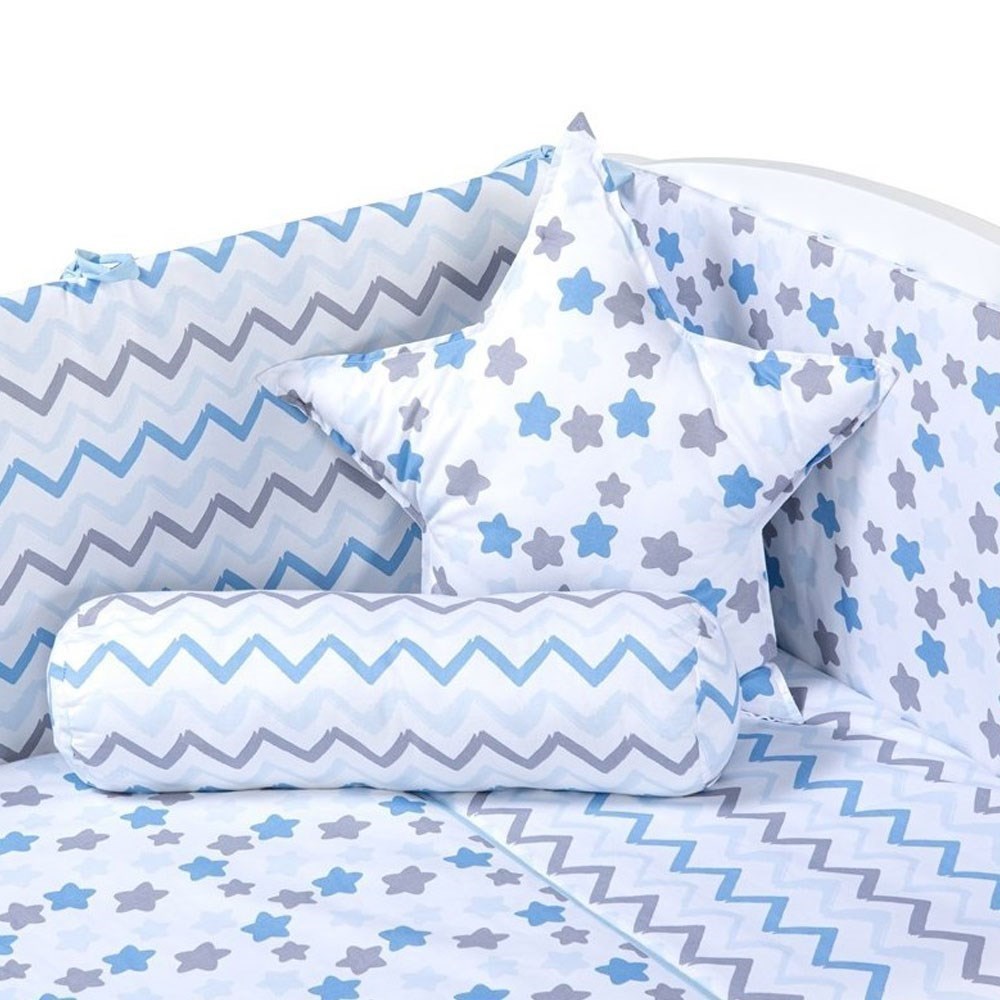 Funna Baby Stella Bebek Uyku Seti 80x130 Mavi