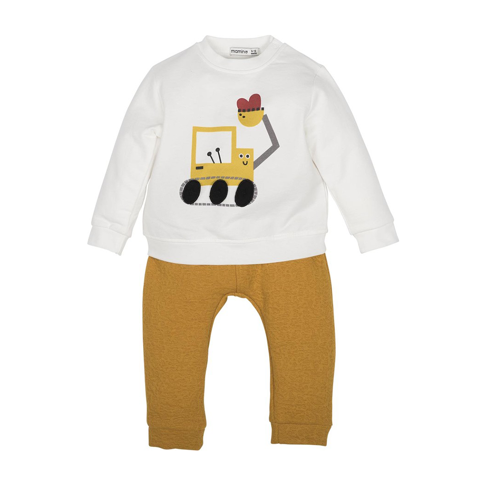 Mamino Bebek Alt Üst Takım 2'li 12480 Hardal