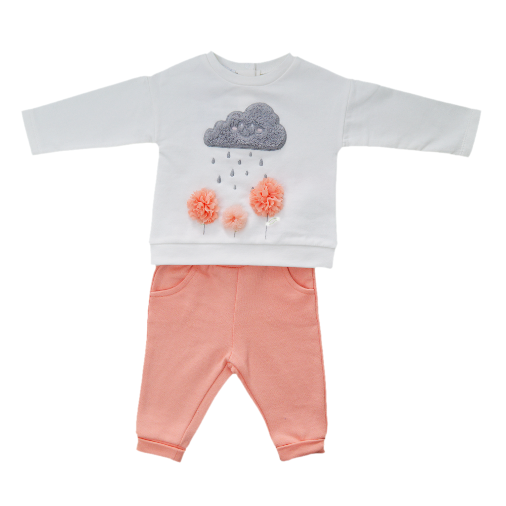 Mamino Bebek Alt Üst Takım 2'li 12328 Krem