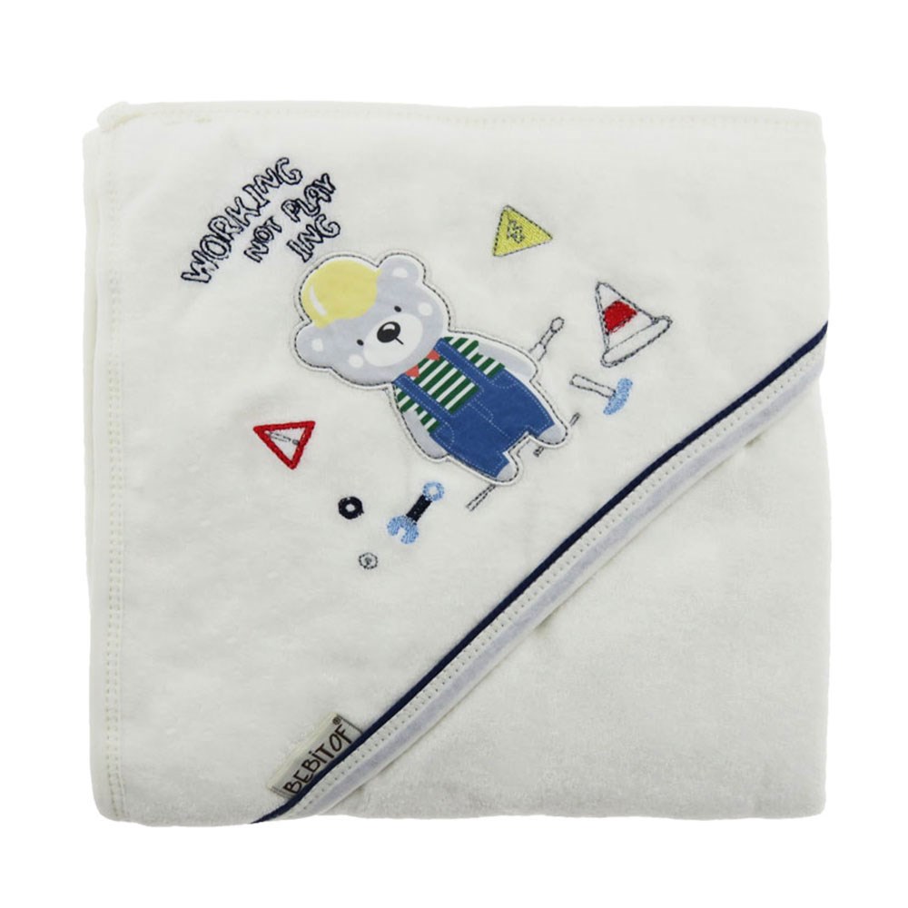 Bebitof Bebek Banyo Havlusu 3256 Ekru