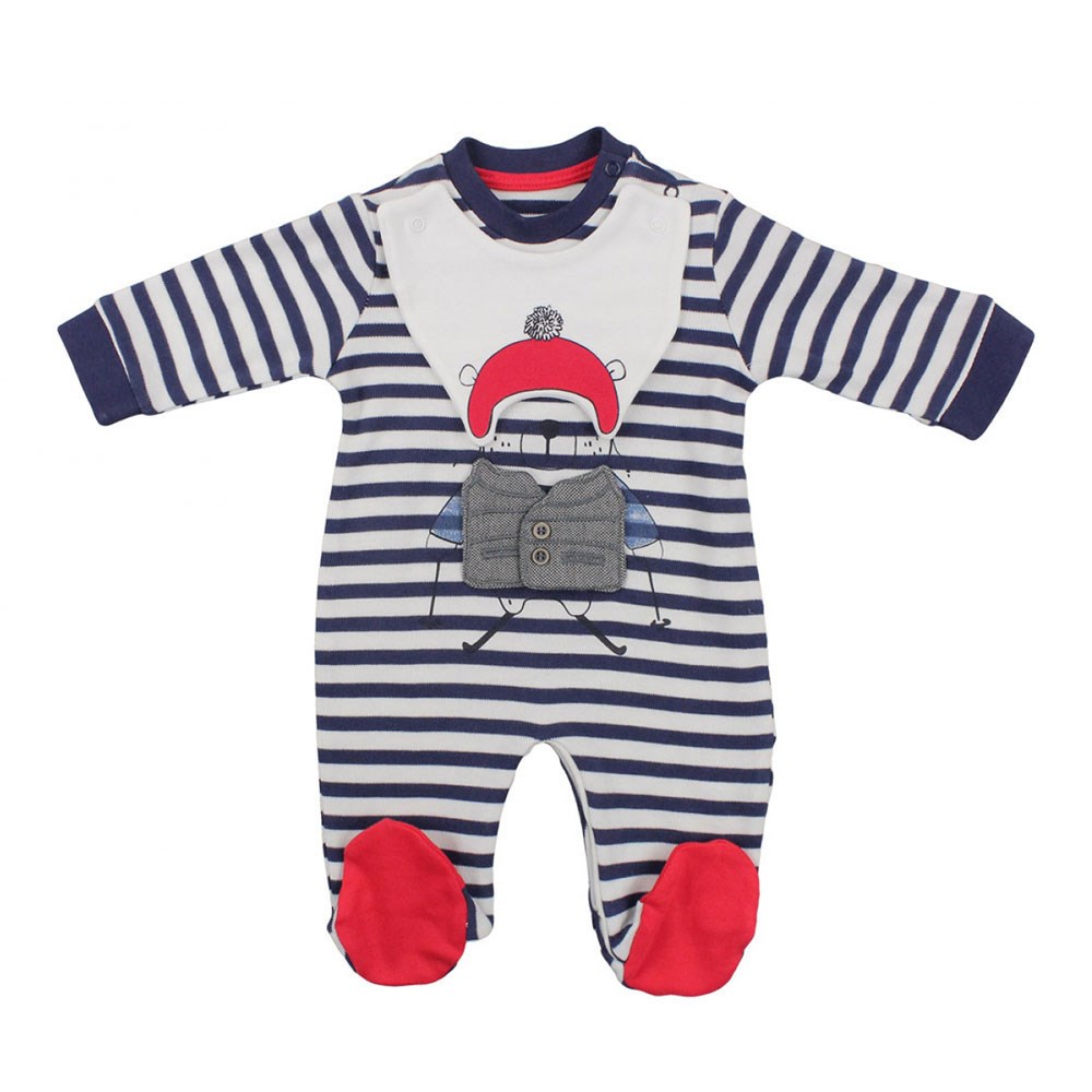 Mymio Patikli Bebek Tulumu 2419 Lacivert