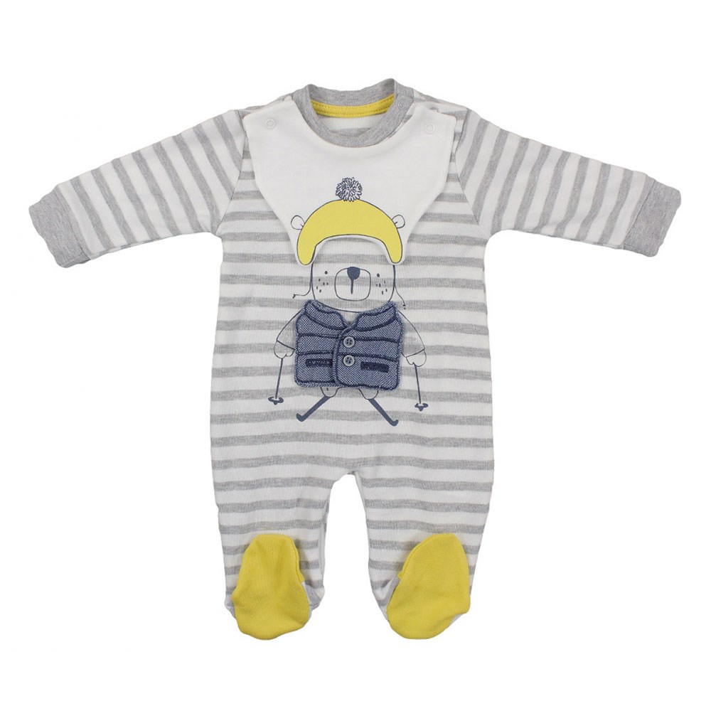 Mymio Patikli Bebek Tulumu 2419 Sarı