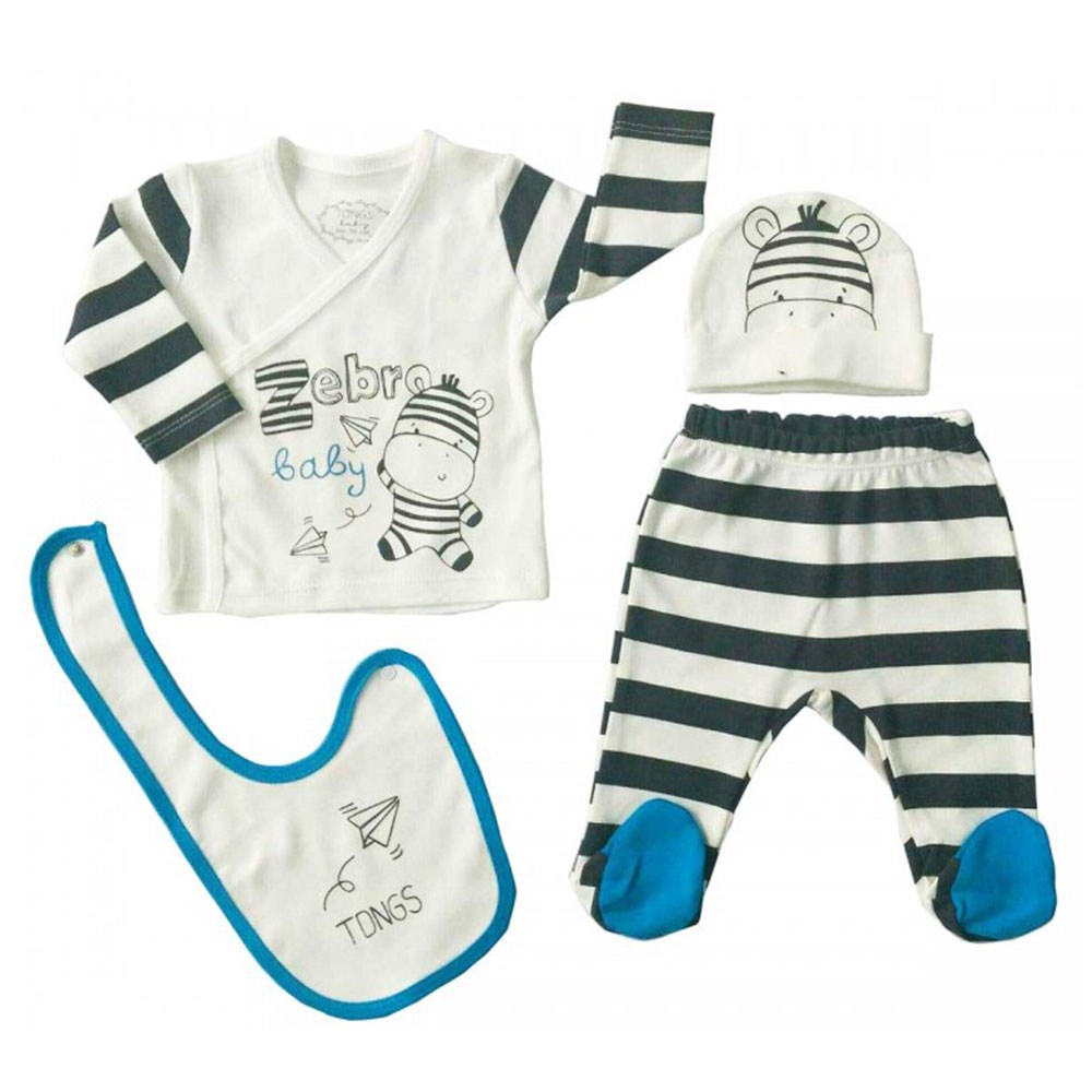 Tongs Baby Bebek Zıbın Takımı 2146 Mavi