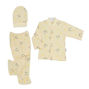Sebi Bebe Bebek Pijama Takımı 2236 Sarı