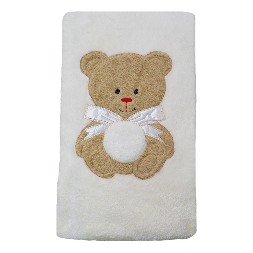 Sebi Bebe Peluş Bebek Battaniyesi 9172 Krem-Kahverengi