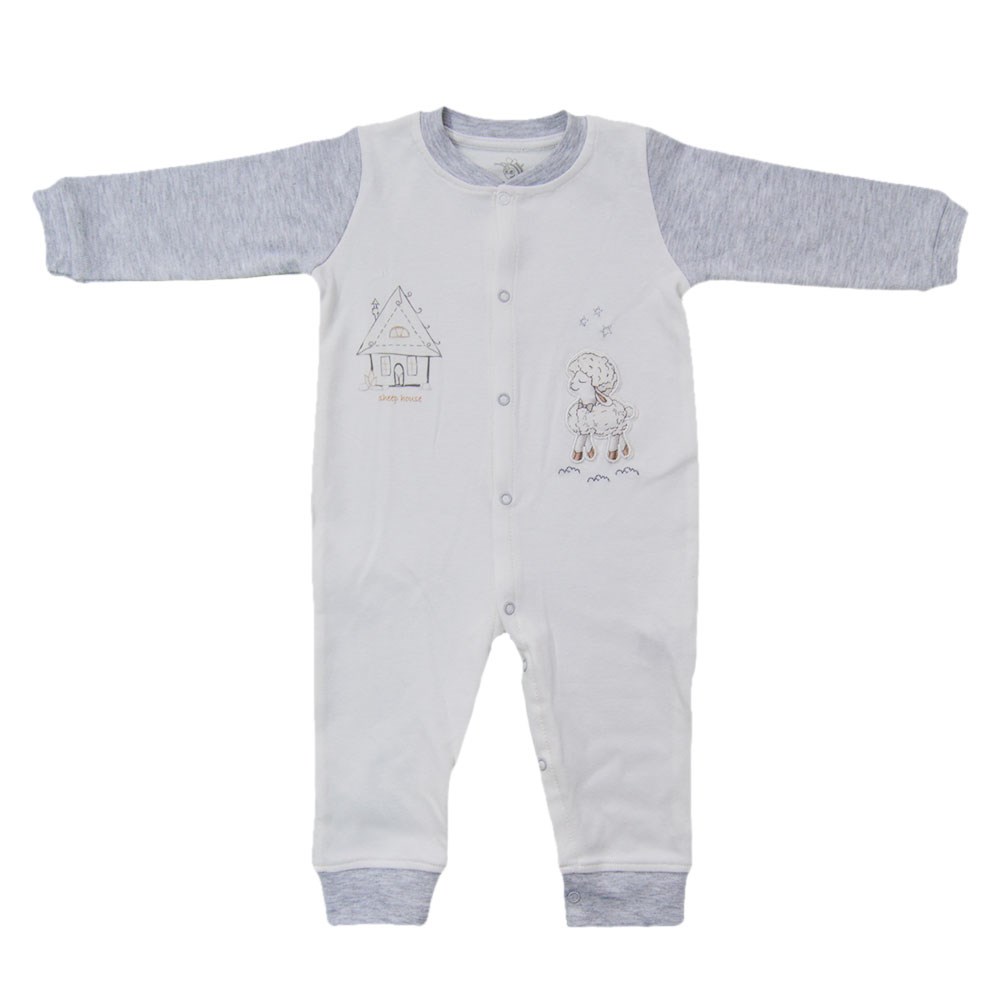 Bebengo Patikisz Bebek Tulumu TU3009 Gri