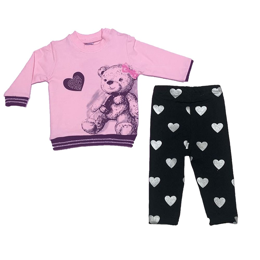 Pelops 2li Bebek Takımı 5516 Pembe