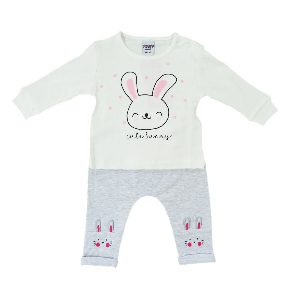 Pelops 3lü Bebek Takımı 5520 Koyu Pembe