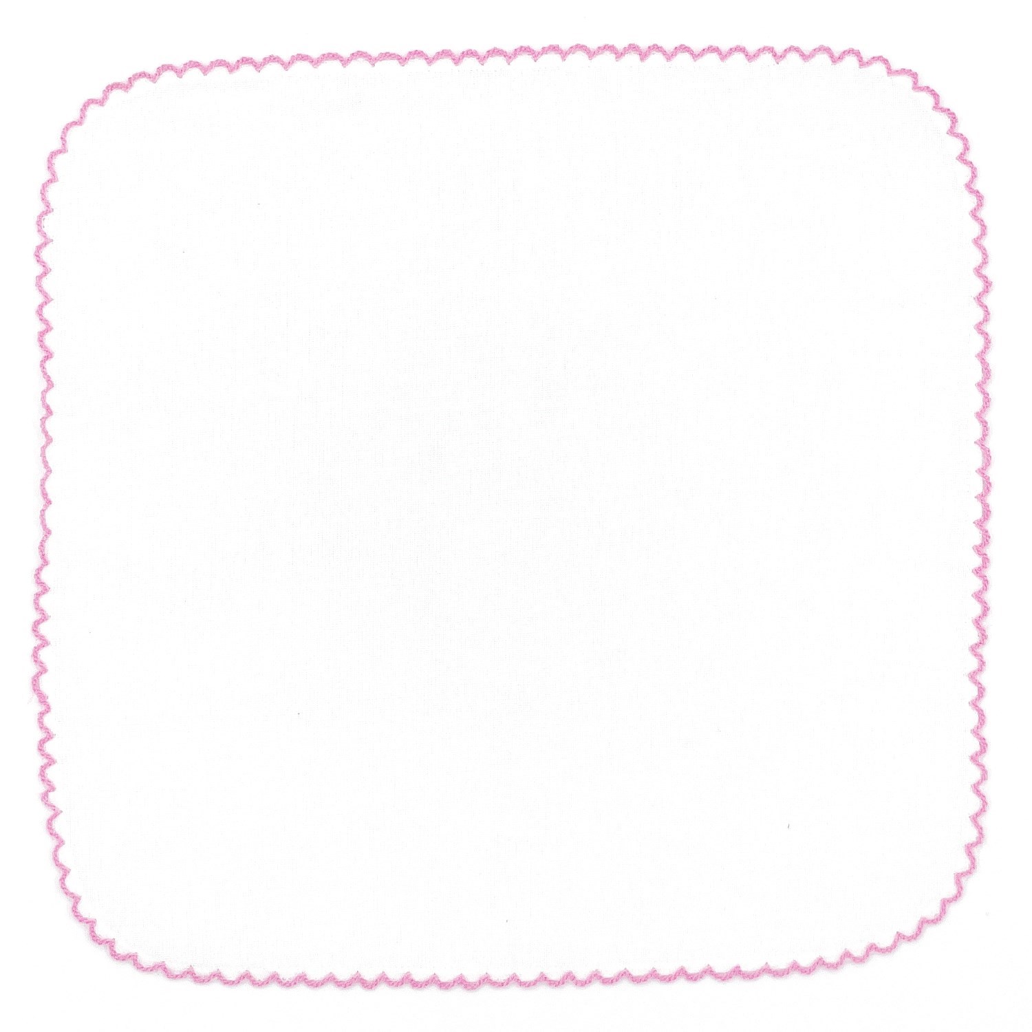 Bebefox Bebek 12'li Ağız Bezi 23x23 Cm 120095 Beyaz-Pembe