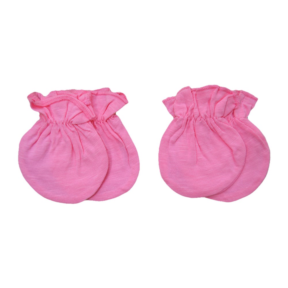 Minidamla 2'li Bebek Eldiveni 43009 Koyu Pembe
