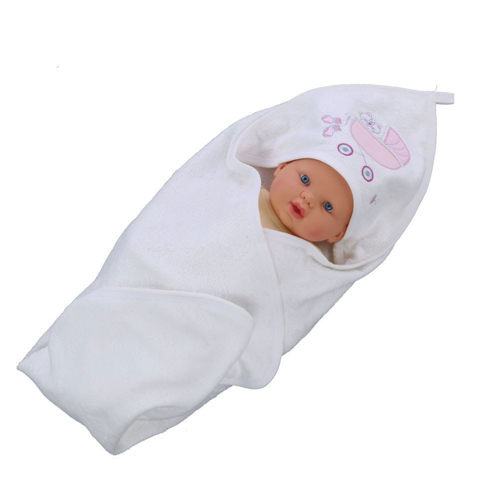 Sebi Bebe Bebek Banyo Havlusu 8447 Pembe