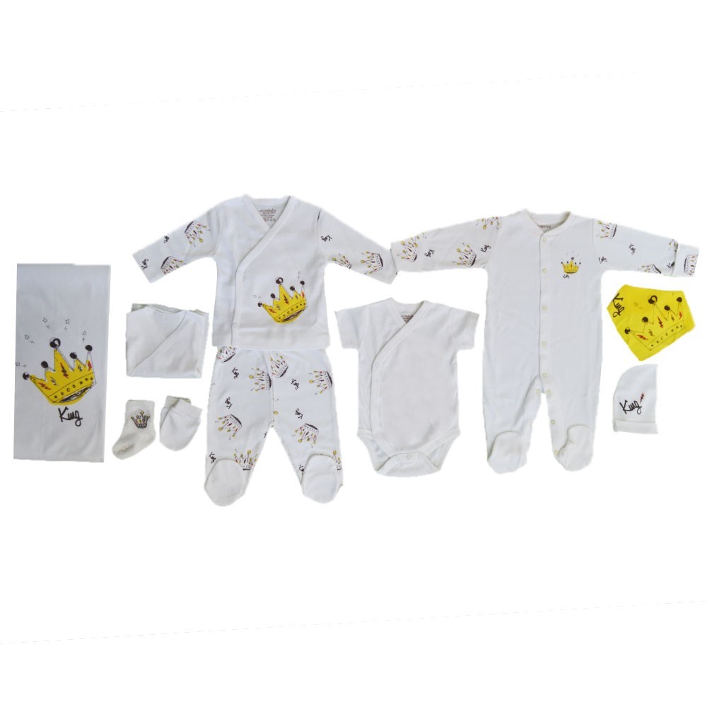 Ciccim Baby Bebek Hastane Çıkış Seti 10'lu 4309 Sarı