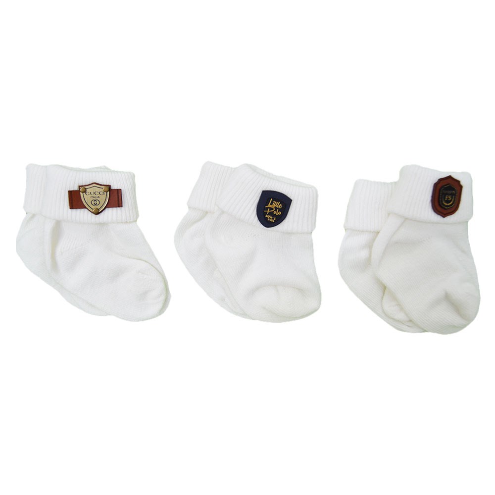 Sebi Bebe 3lü Bebek Çorabı 9501 Krem