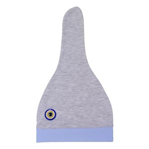 Sebi Bebe Bebek Şapkası 9512 Gri-Mavi