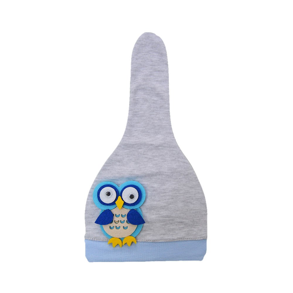 Sebi Bebe Bebek Şapkası 9512 Gri-Mavi