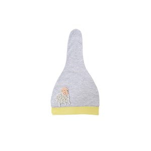 Sebi Bebe Bebek Şapkası 9512 Sarı-Gri