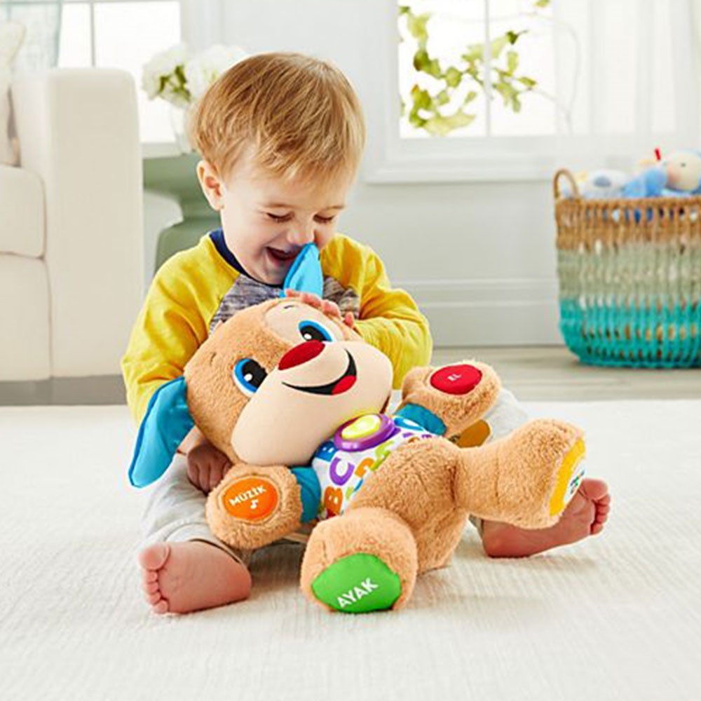 Fisher Price Yaşa Göre Gelişim Eğitici Köpekçik 6-36 Ay FPN79 Mavi