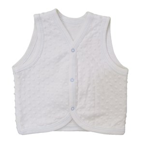 Sebi Bebe Bebek Yeleği 5402 Krem-Mavi