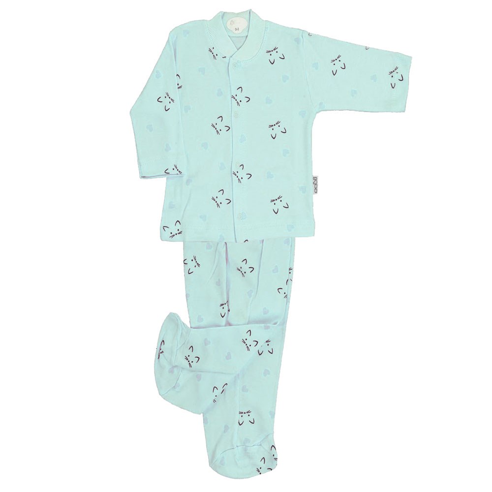 Sebi Bebe Bebek Pijama Takımı 2313 Mint