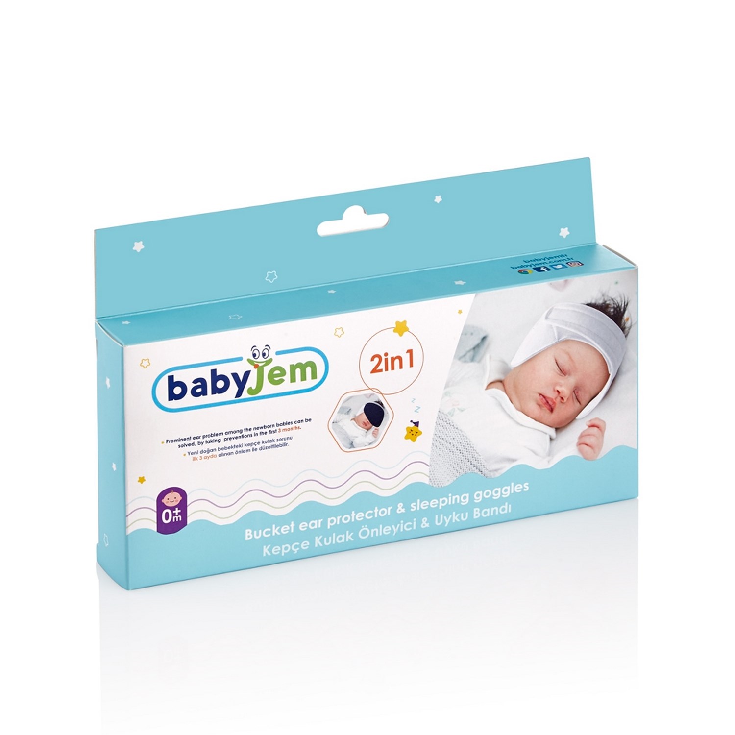 Babyjem Kepçe Kulak Önleyici Uyku Bandı 590 