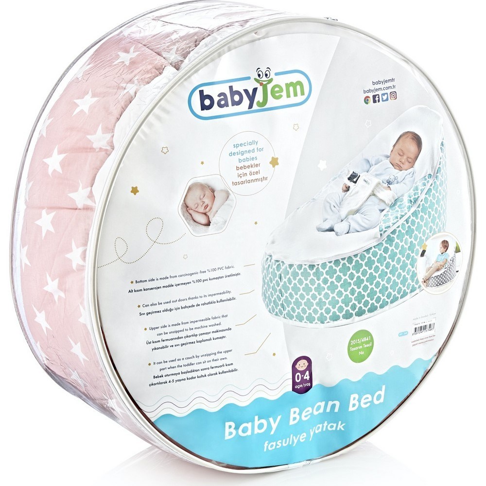 Babyjem Bebek Fasulye Yatak 348 Pembe Fiyatı İlke Bebe