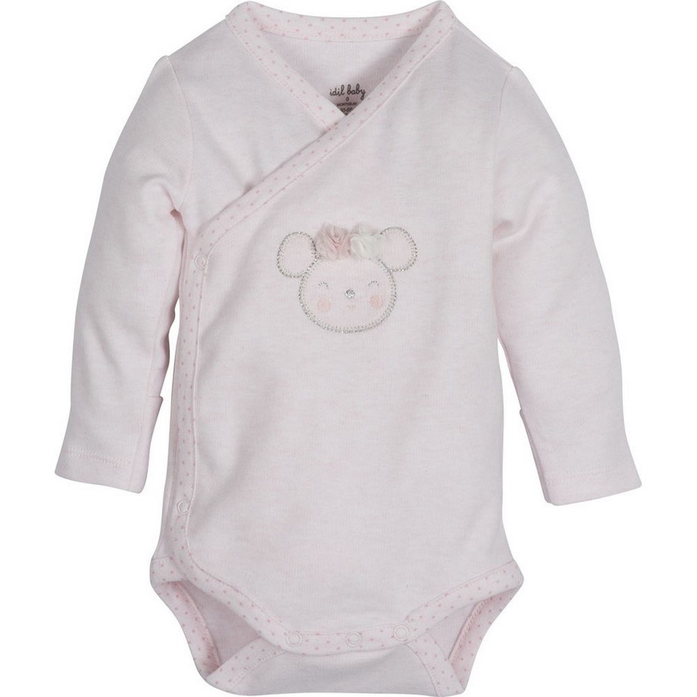 İdil Baby Uzun Kollu Bebek Body 13273 Pembe