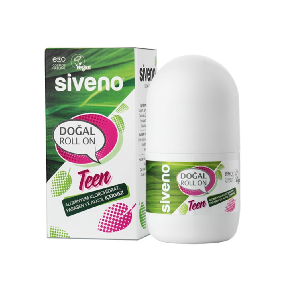 Siveno Doğal Roll-On Teen Pink 50 ml 