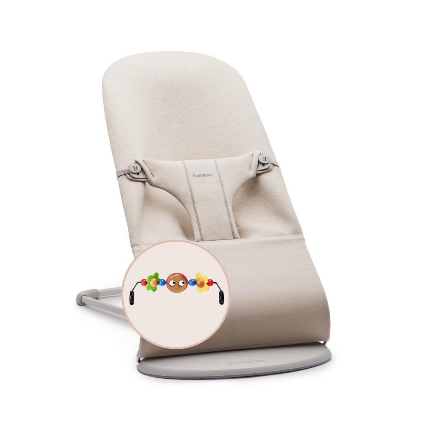 Babybjörn Balance Bliss Ana Kucağı Cotton 3D Oyuncaklı Light Beige