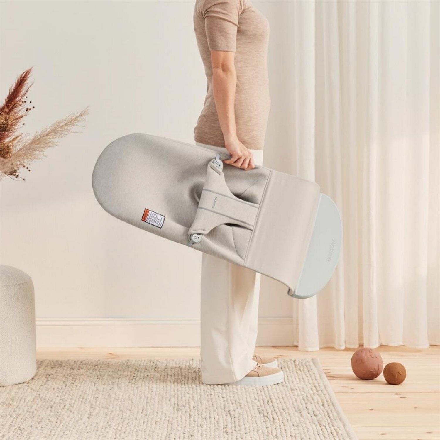 Babybjörn Balance Bliss Ana Kucağı Cotton 3D Oyuncaklı Light Beige