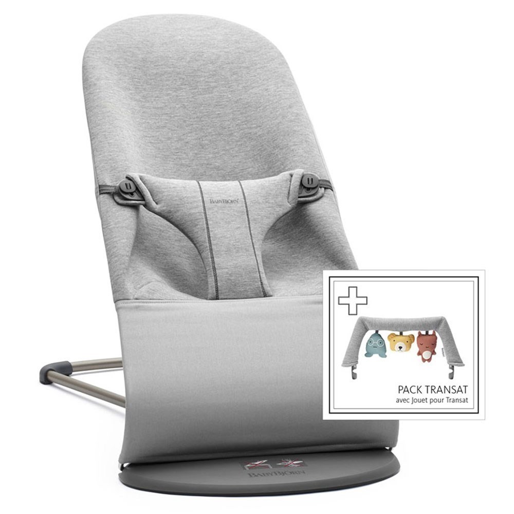 Babybjörn Balance Bliss Ana Kucağı Cotton 3D Oyuncaklı Light Grey