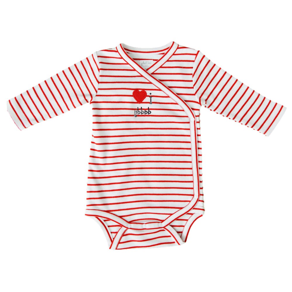 İdil Baby Uzun Kollu Bebek Body 13308 Çizgili