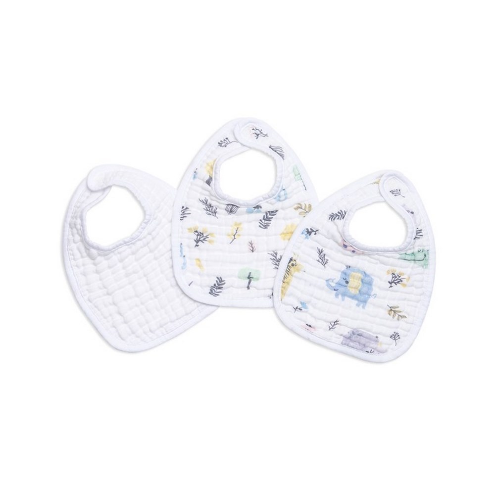 Funna Baby 3'lü Bandana Mama Önlüğü Yeşil