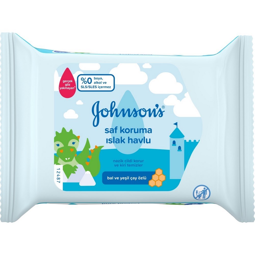 Johnson's Baby Islak Mendil Saf Koruma 25'li 