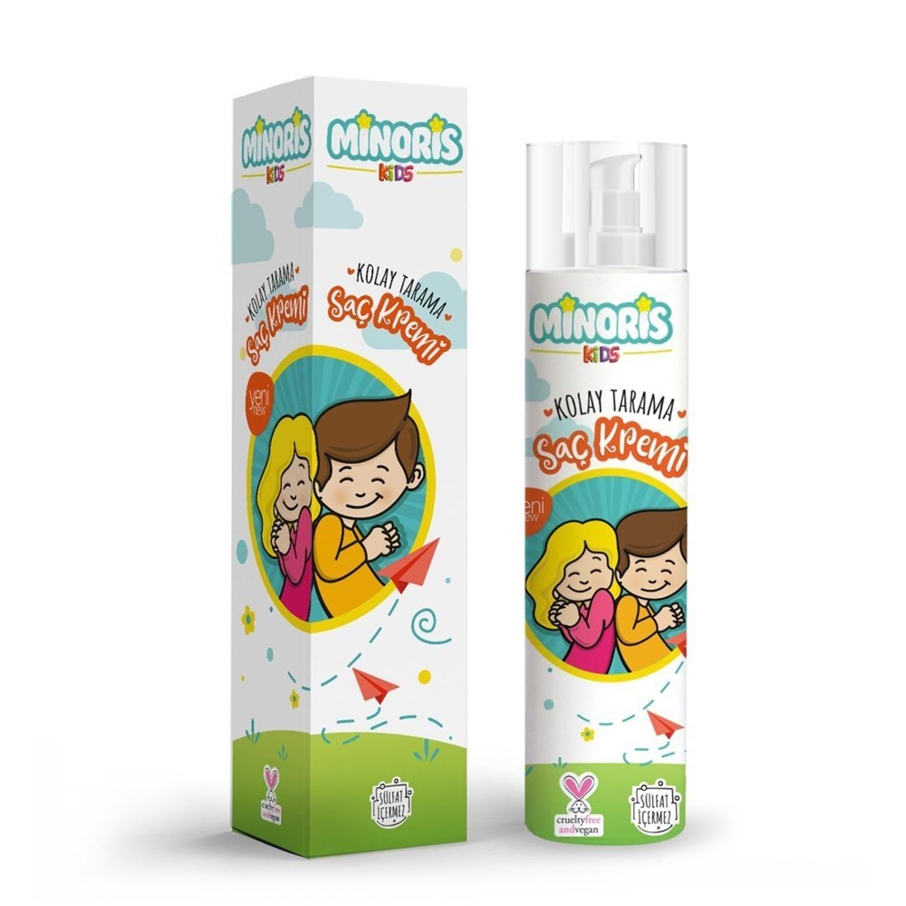 Minoris Kids Organik Kolay Tarama Saç Kremi 200 ml 