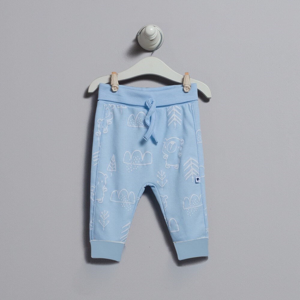 Caramell Patiksiz Bebek Pantolonu APE5766P Mavi