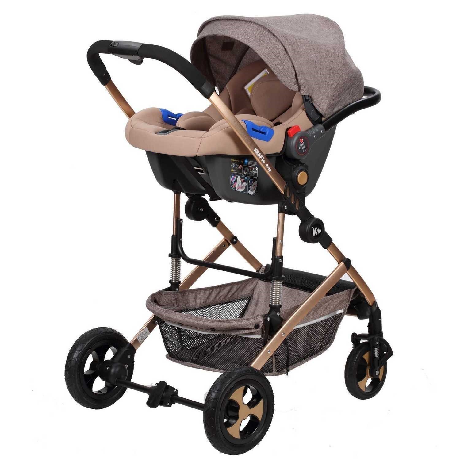 Kraft Prag Travel Sistem Bebek Arabası Beige