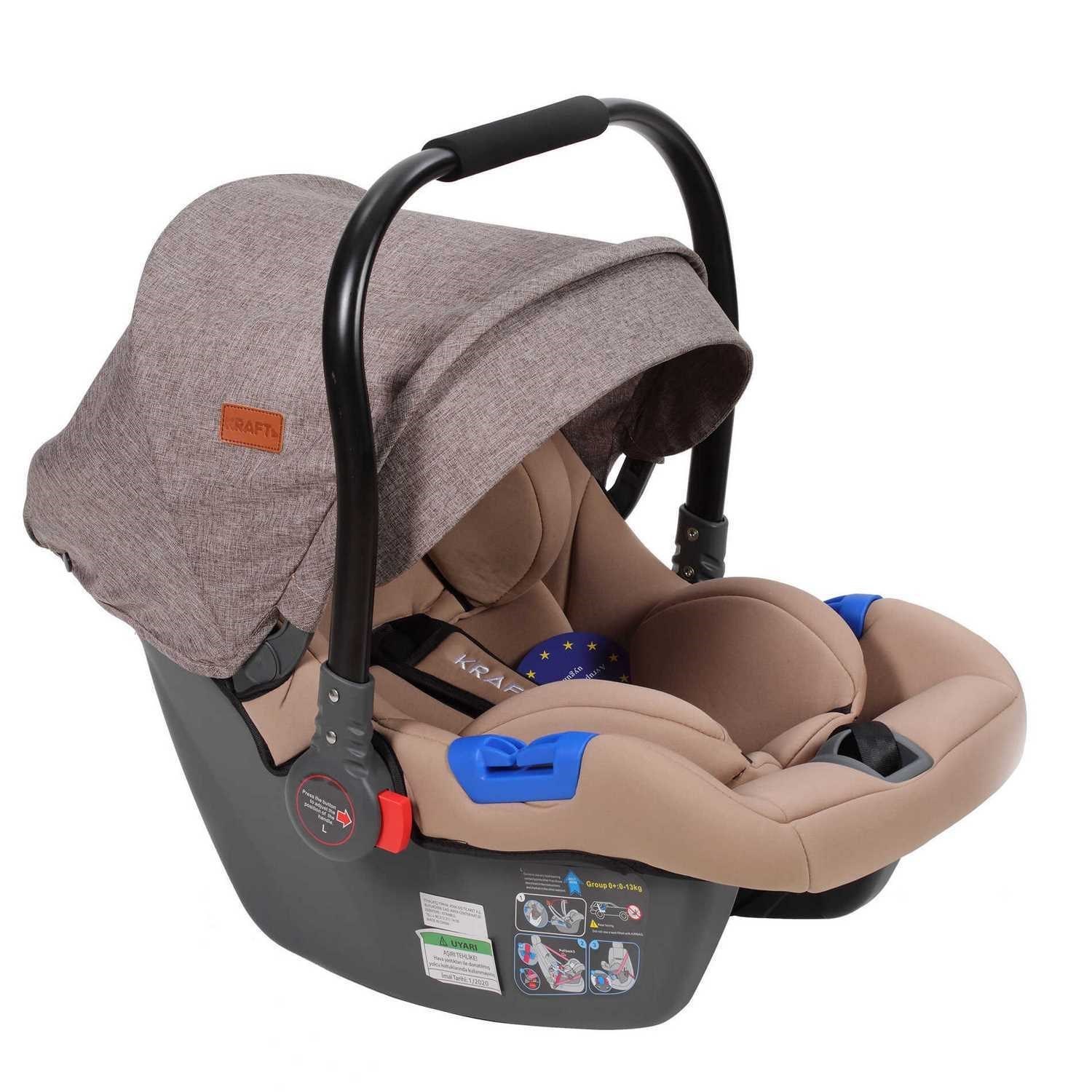 Kraft Prag Travel Sistem Bebek Arabası Beige