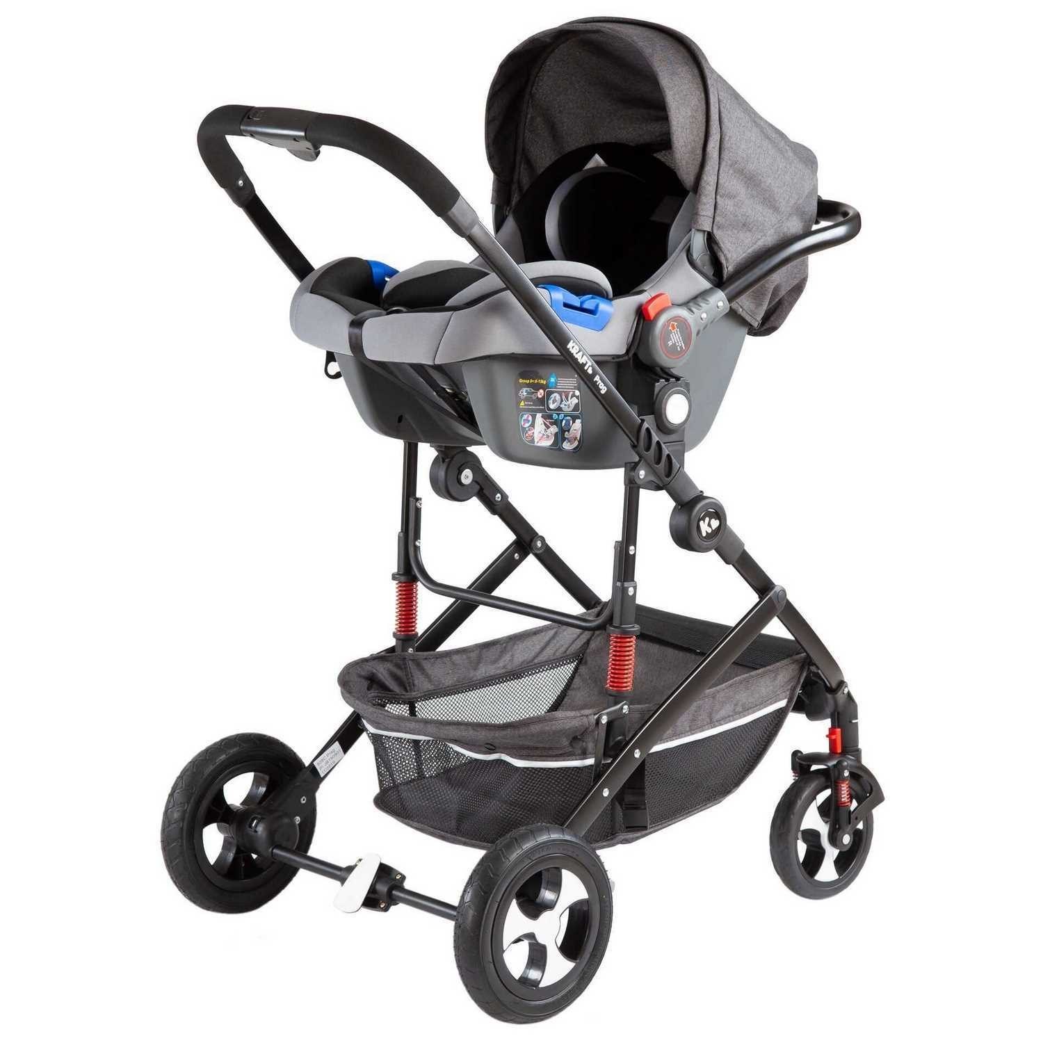 Kraft Prag Travel Sistem Bebek Arabası Dark Grey