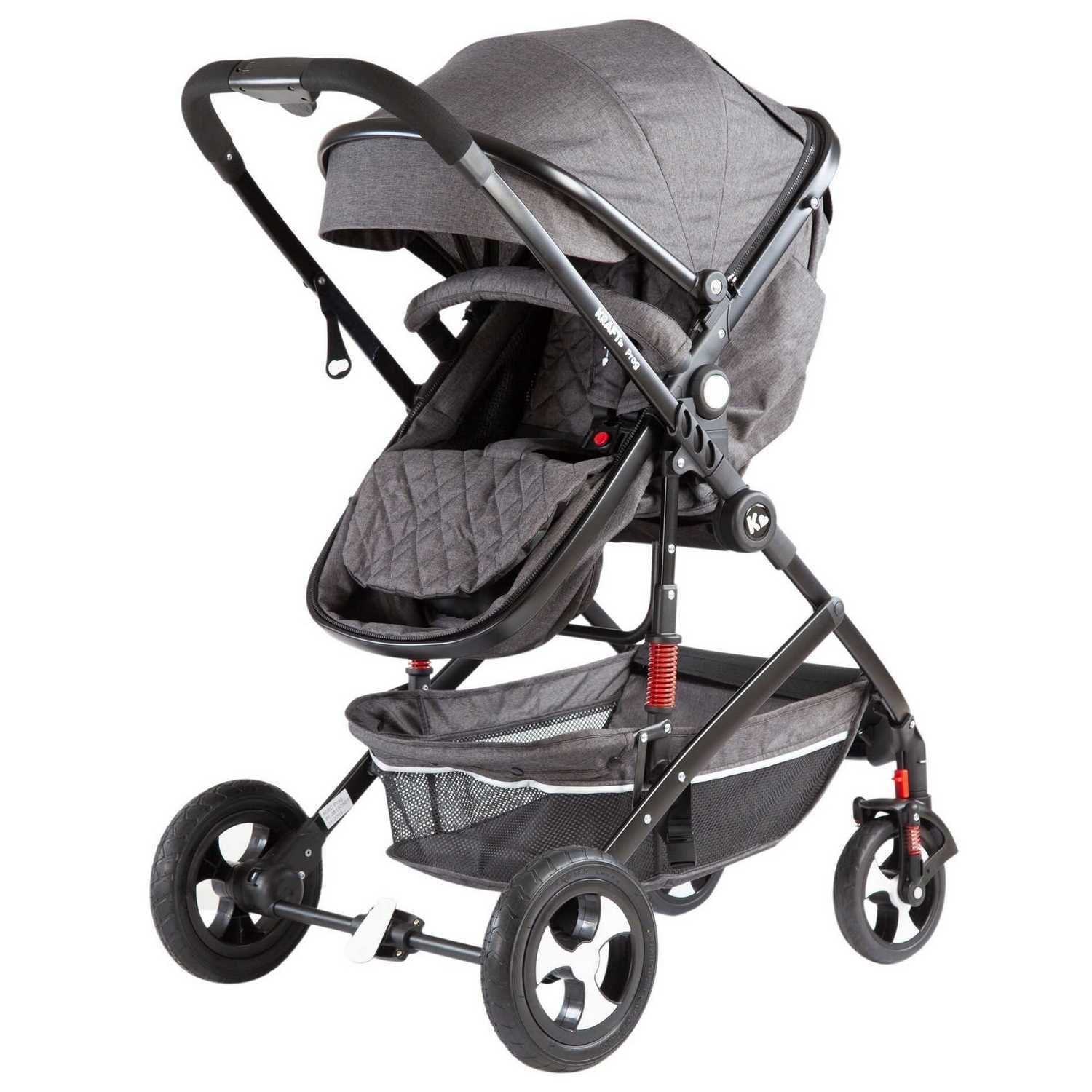 Kraft Prag Travel Sistem Bebek Arabası Dark Grey