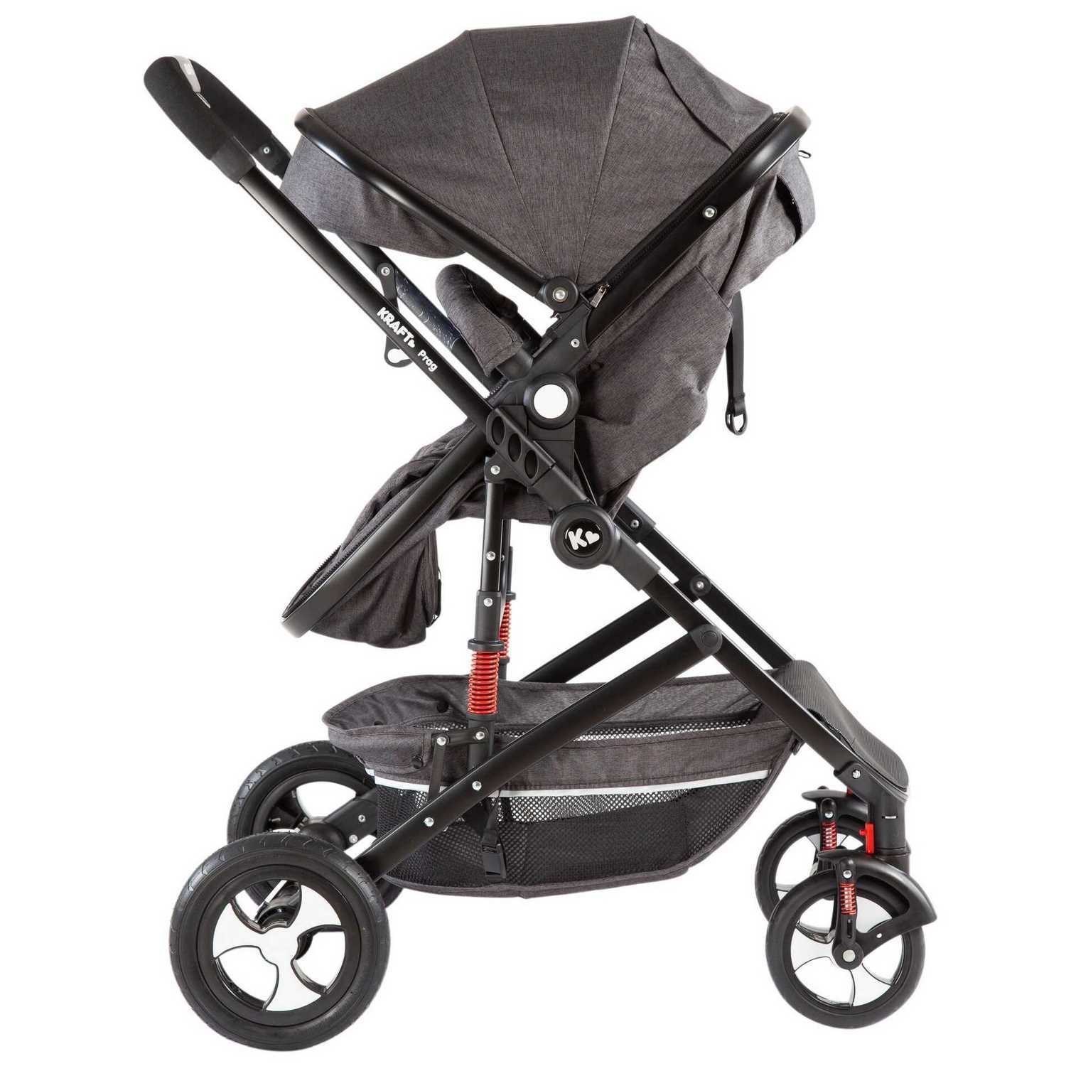 Kraft Prag Travel Sistem Bebek Arabası Dark Grey