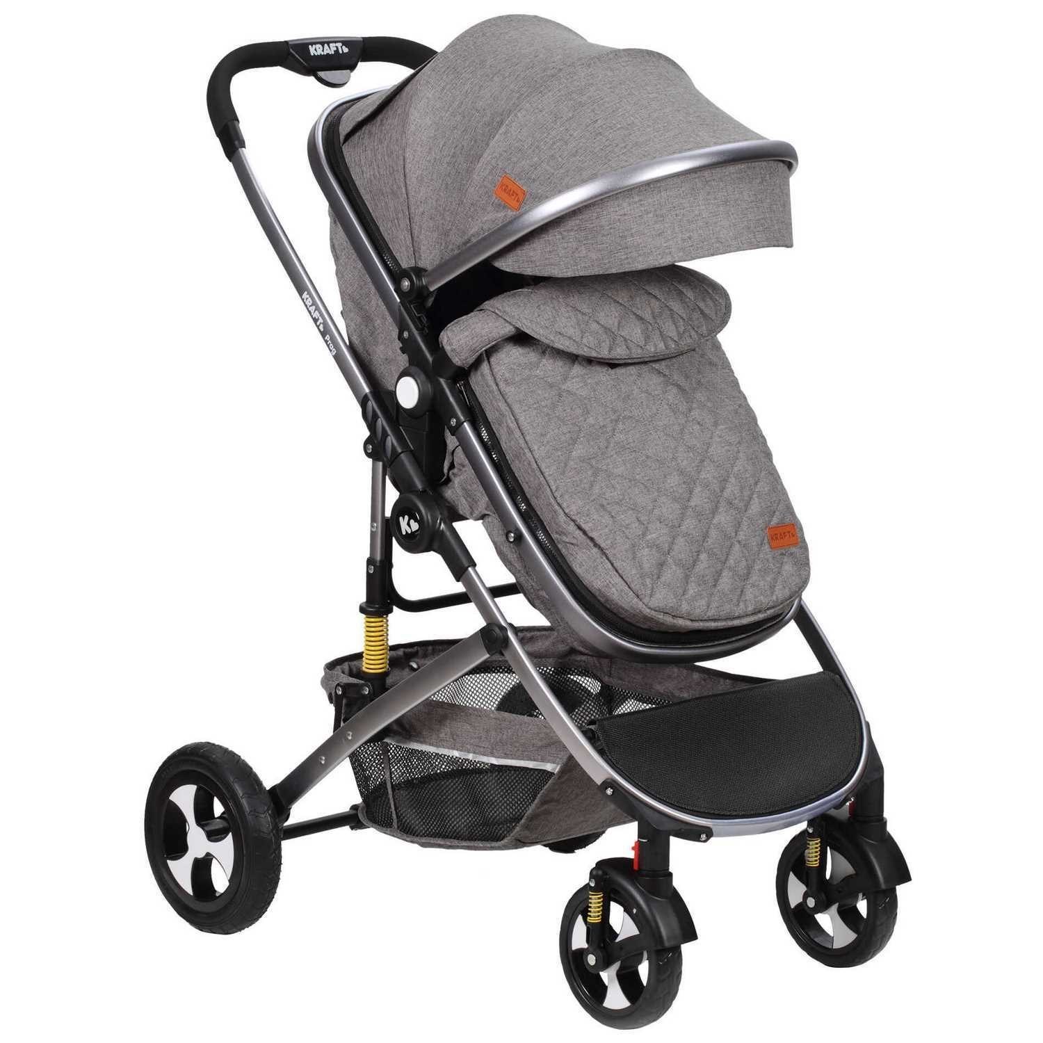 Kraft Prag Travel Sistem Bebek Arabası Light Grey