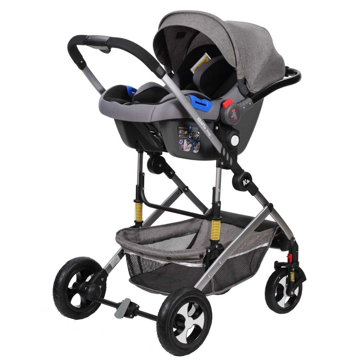 Kraft Prag Travel Sistem Bebek Arabası Light Grey