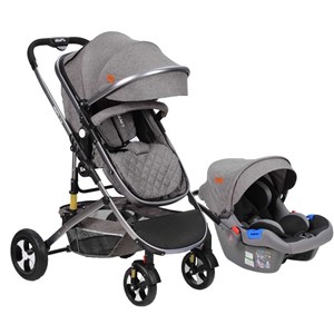 Kraft Prag Travel Sistem Bebek Arabası Light Grey