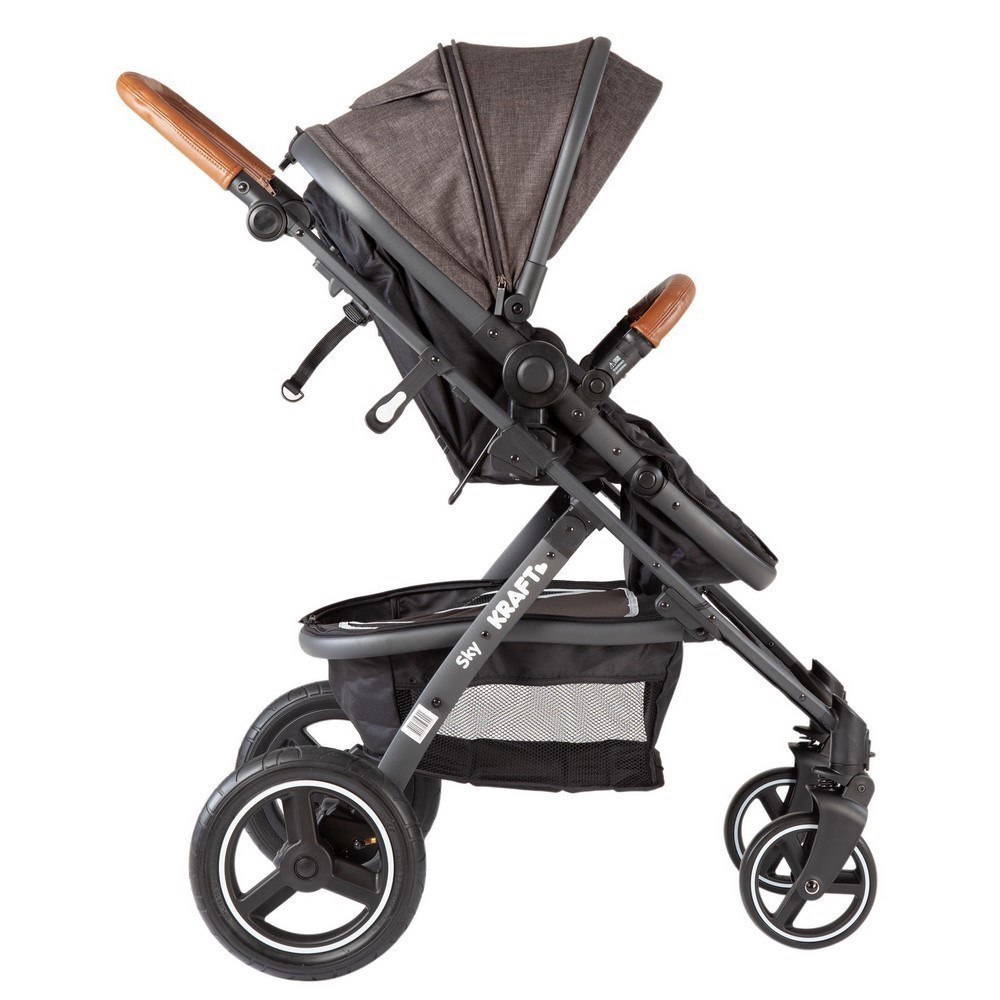 Kraft Sky Travel Sistem Bebek Arabası Dark Grey