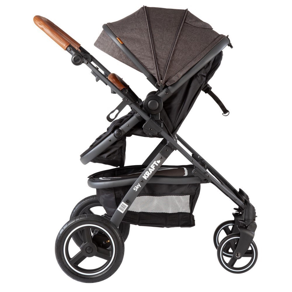 Kraft Sky Travel Sistem Bebek Arabası Dark Grey