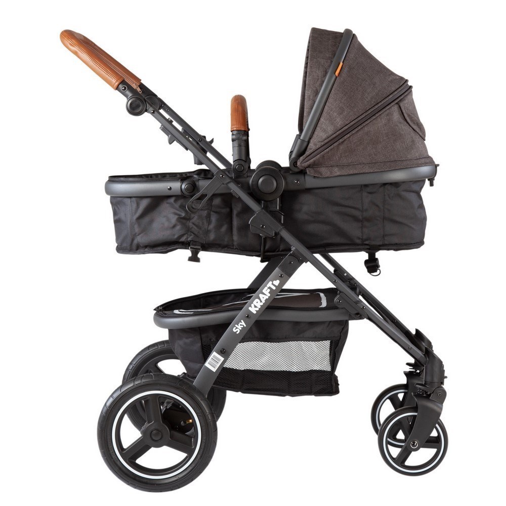 Kraft Sky Travel Sistem Bebek Arabası Dark Grey